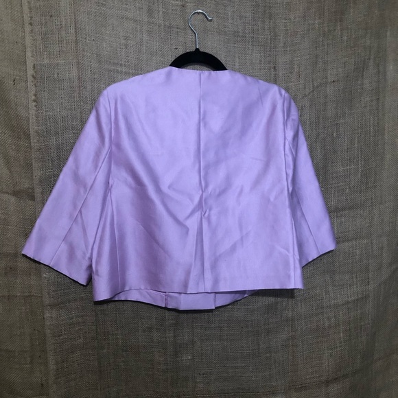MaxMara SZ 12 Jacket Palmi Purple Lavender Blazer - Picture 8 of 8
